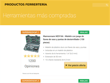 Tablet Screenshot of productosferreteria.com